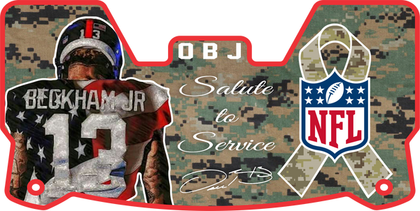 Odell Beckham Jr. Giants Helmet Visors Full Size