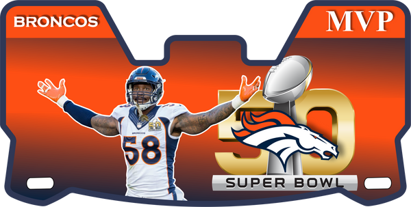 Broncos Players Helmet Visors Full Size