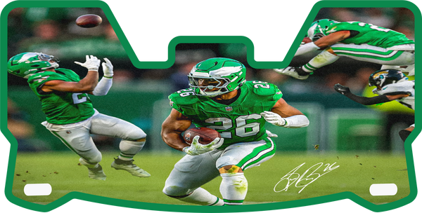 Saquon Barkley Eagles Current Players Helmet Visors Full Size