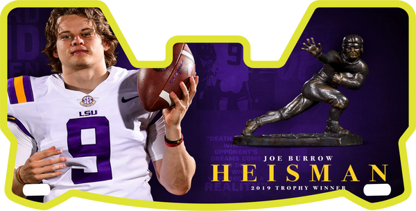 Heisman Winners Helmet Visors Full Size