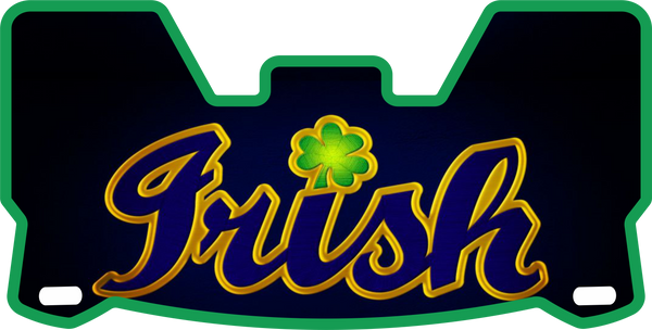 Notre Dame Irish Helmet Visors Full Size
