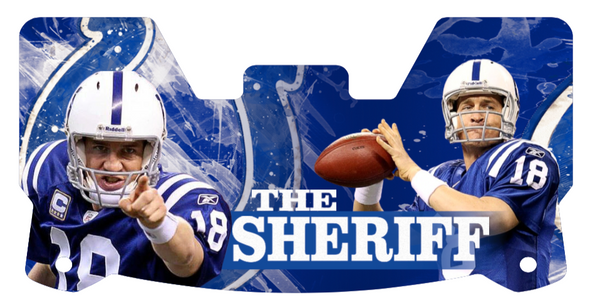 Peyton Manning Colts Helmet Visors Full Size