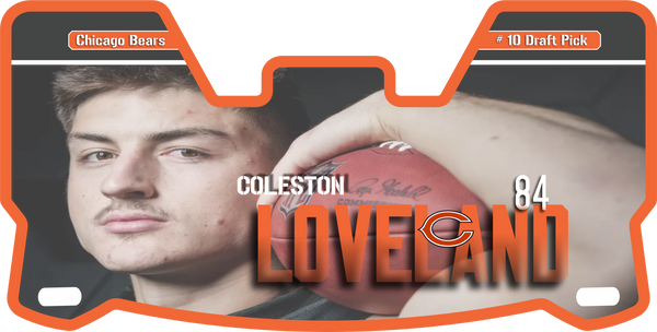 Coleston Loveland Bears Helmet Visors Full Size
