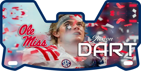 Ole Miss Helmet Visors Full Size