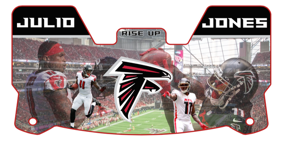 Julio Jones Falcons Helmet Visors Full Size