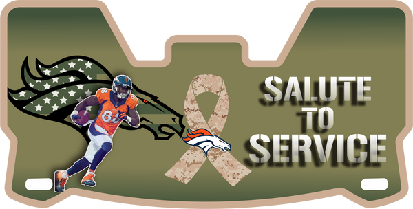 Broncos Players Helmet Visors Full Size