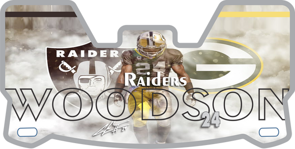Raiders Charles Woodson Helmet Visors Full Size