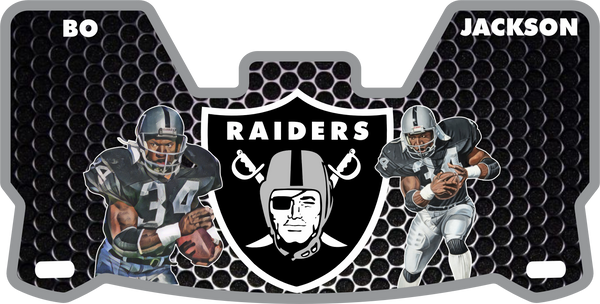 Raiders Bo Jackson Helmet Visors Full Size