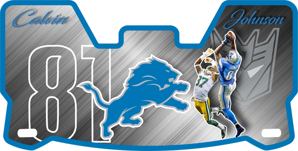 Lions Calvin Johnson MEGATRON Helmet Visors Full Size