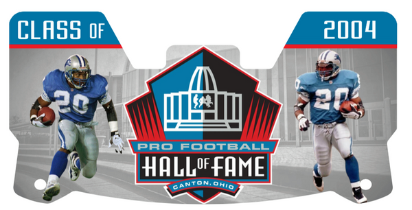 Lions Barry Sanders Helmet Visors Full Size