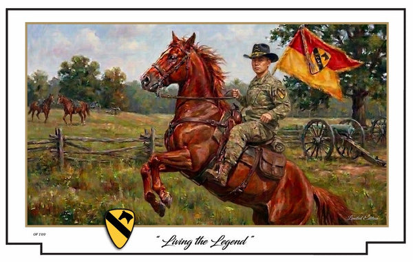 1st Cavalry Division - Living the Legend - Design 2