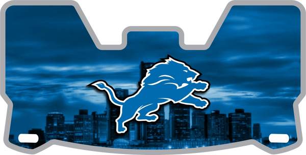 Detroit Lions Helmet Visors Full Size