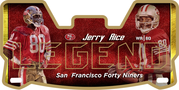 Deion Sanders 49ers Helmet Visors Full Size