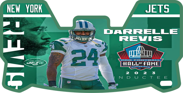 Darrelle Revis Jets Helmet Visors Full Size