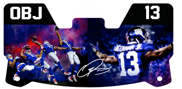 Odell Beckham Jr. Giants Helmet Visors Full Size