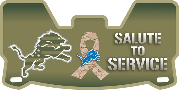 Detroit Lions Helmet Visors Full Size