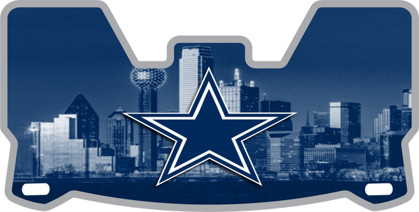 Dallas Cowboys Helmet Visors Full Size