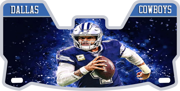 Dallas Cowboys Helmet Visors Full Size