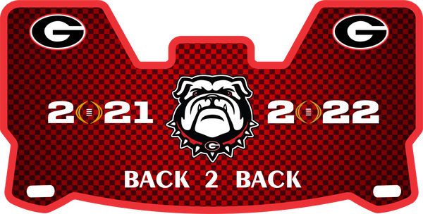 Georgia Bulldogs Helmet Visors Full Size