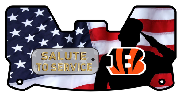 Cincinnati Bengals Helmet Visor Full Size