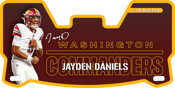 Jayden Daniels Washington Commander's Helmet Visors Full Size