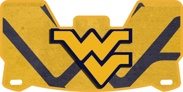 West Virginia Helmet Visors Full Size