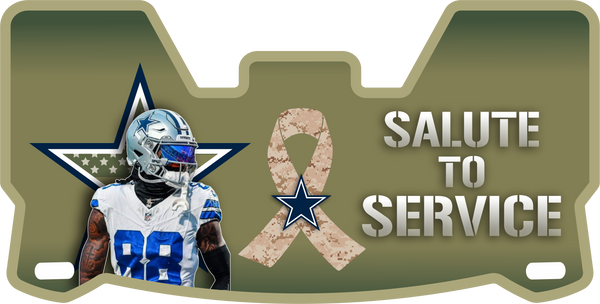 Dallas Cowboys Helmet Visors Full Size