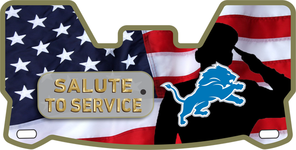 Detroit Lions Helmet Visors Full Size