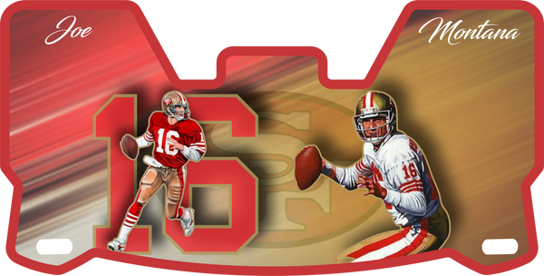 Deion Sanders 49ers Helmet Visors Full Size