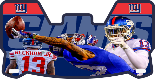 Odell Beckham Jr. Giants Helmet Visors Full Size