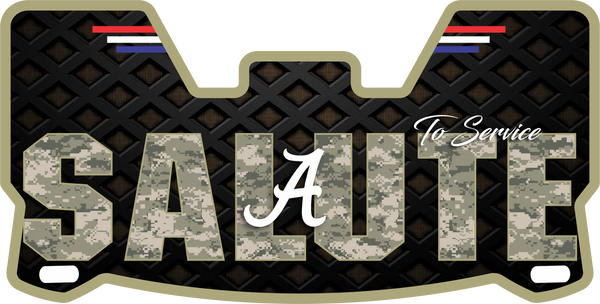 Alabama Tide Helmet Visors Full Size