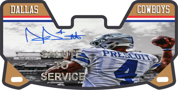 Dallas Cowboys Helmet Visors Full Size