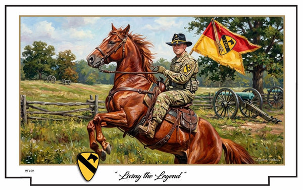 1st Cavalry Division - Living the Legend - Design 2