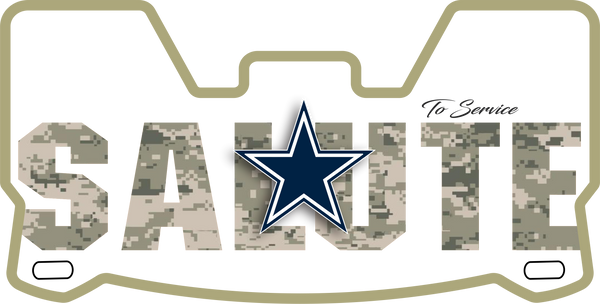 Dallas Cowboys Helmet Visors Full Size