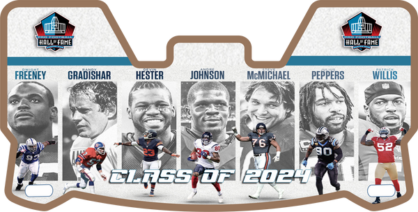 Hall of Fame Helmet Visor Full Size