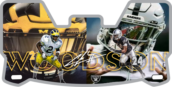 Raiders Charles Woodson Helmet Visors Full Size