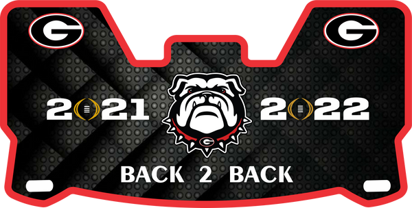 Georgia Bulldogs Helmet Visors Full Size