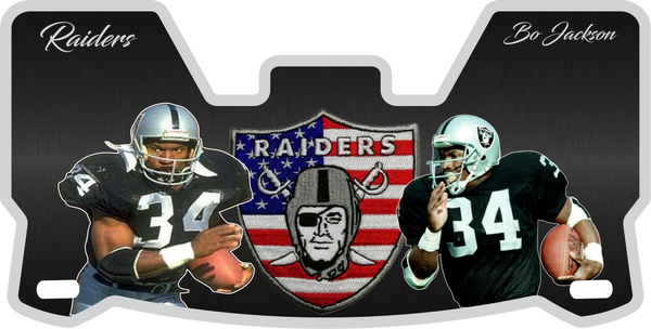 Raiders Bo Jackson Helmet Visors Full Size