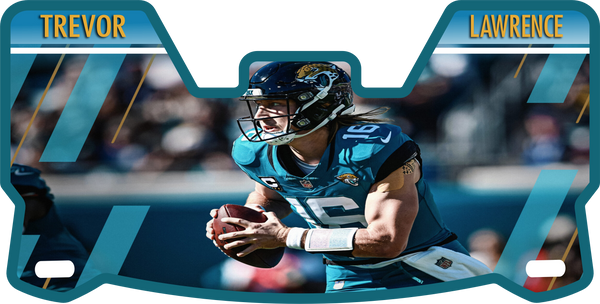Trevor Lawrence Jaguars Helmet Visors Full Size