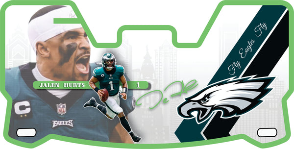Jalen Hurts Eagles Current Players Helmet Visors Full Size