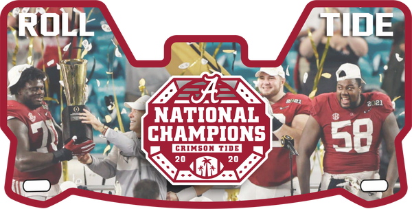 Alabama Tide Helmet Visors Full Size