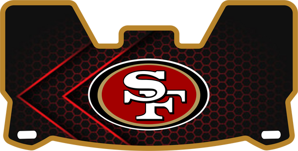 49ers Helmet Visors Full Size