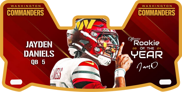 Jayden Daniels Washington Commander's Helmet Visors Full Size