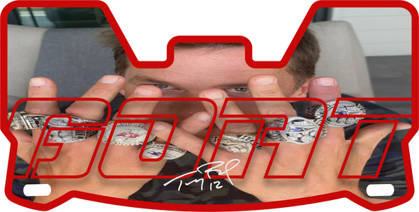 Tom Brady Helmet Visors Full Size