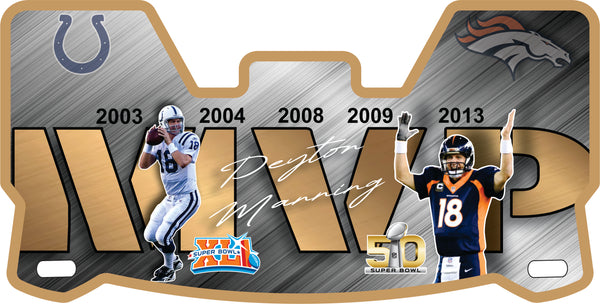 Peyton Manning Broncos Helmet Visors Full Size