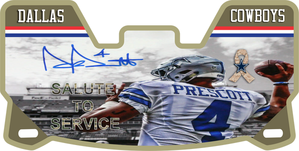Dallas Cowboys Helmet Visors Full Size