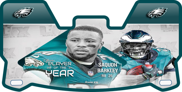 Saquon Barkley Eagles Current Players Helmet Visors Full Size