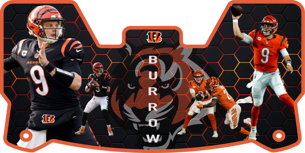 Joe Burrow Bengals Helmet Visor Full Size