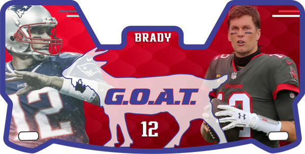 Tom Brady Helmet Visors Full Size