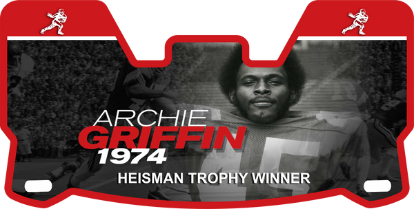Heisman Winners Helmet Visors Full Size